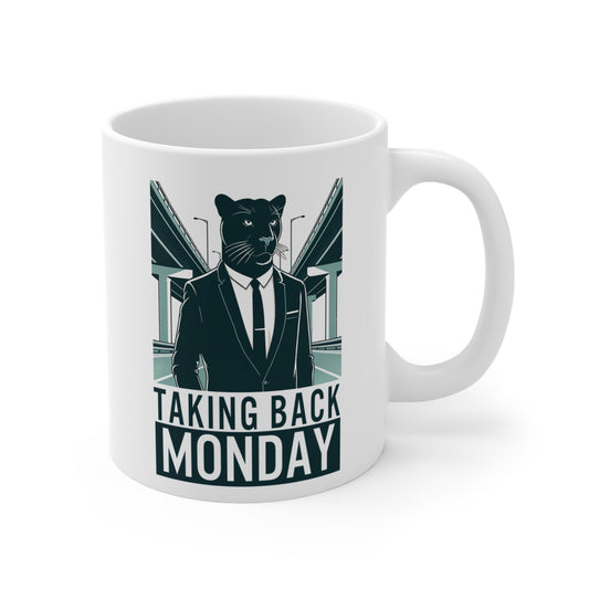 Taking Back Monday Mug (Emo at the Office series)