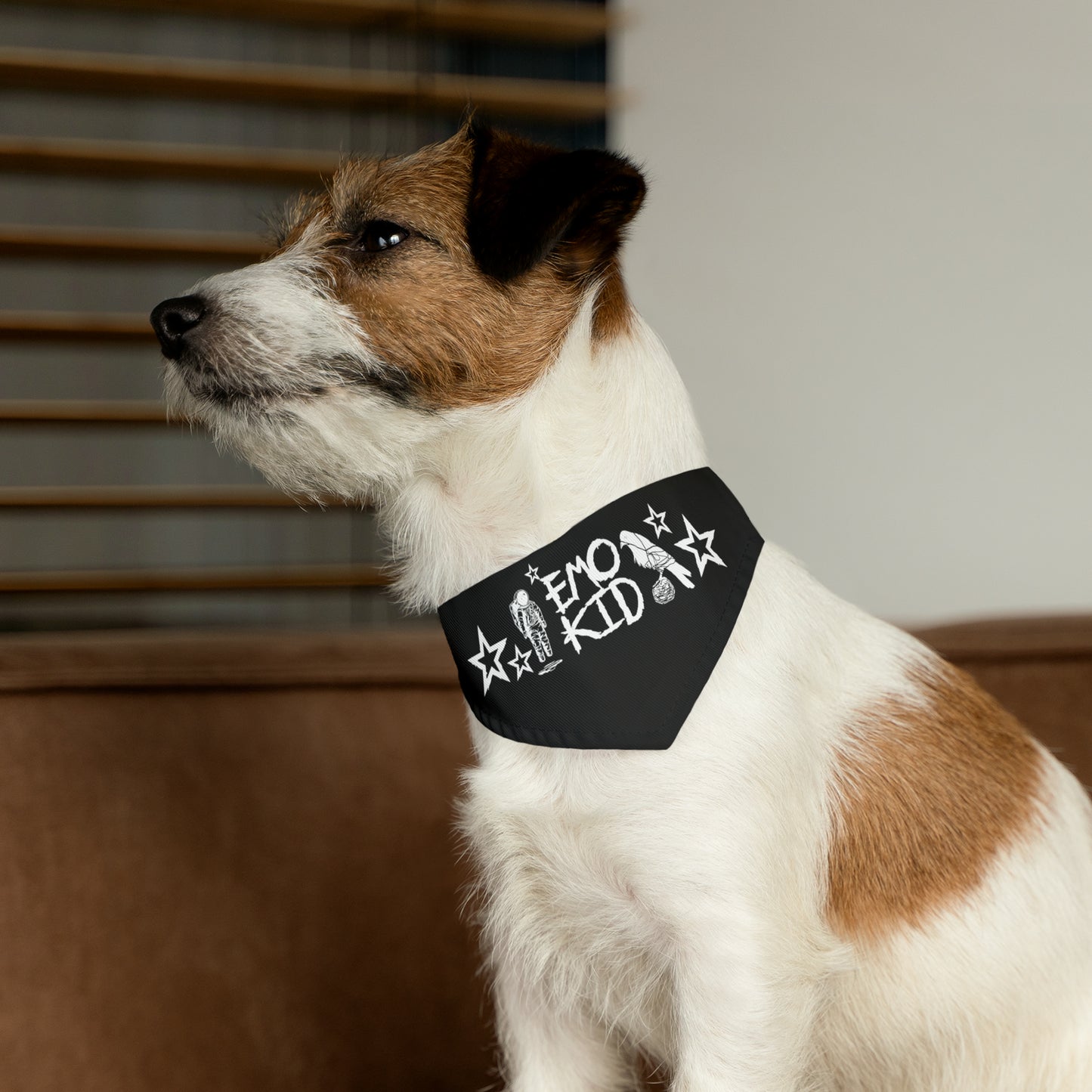 Emo pet bandana