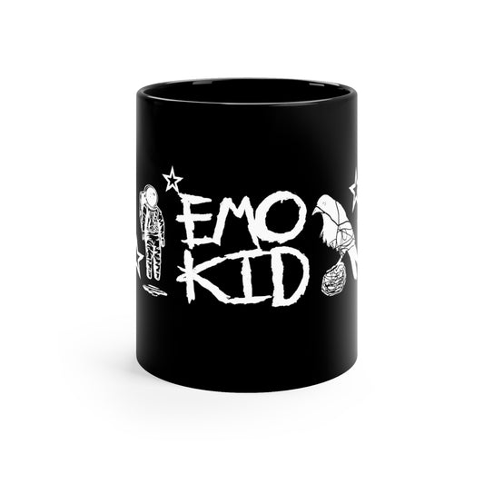 Emo Kid mug - B&W
