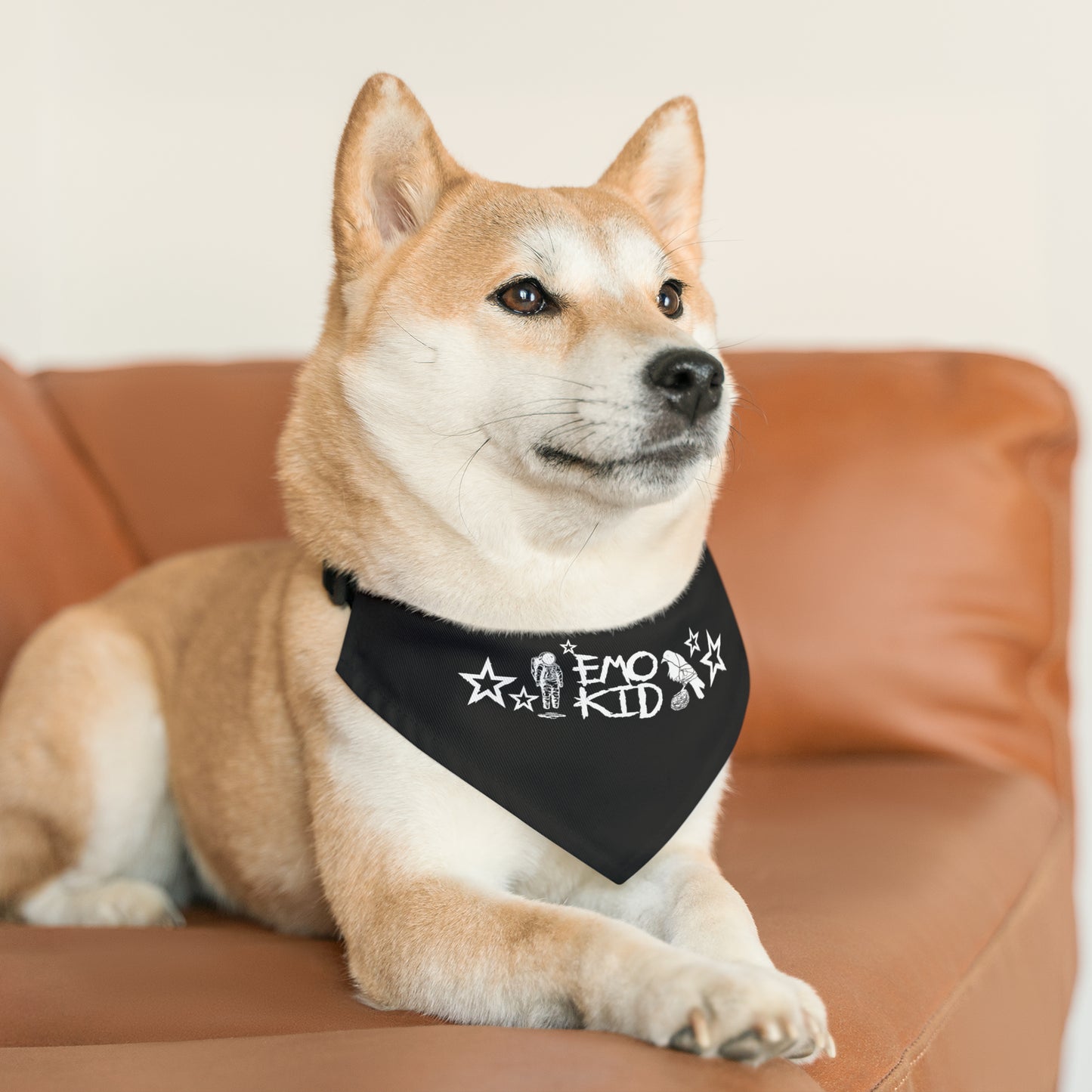 Emo pet bandana