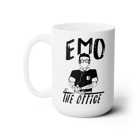 Emo at the Office mug