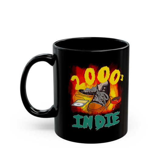 2000's indie mug (black)