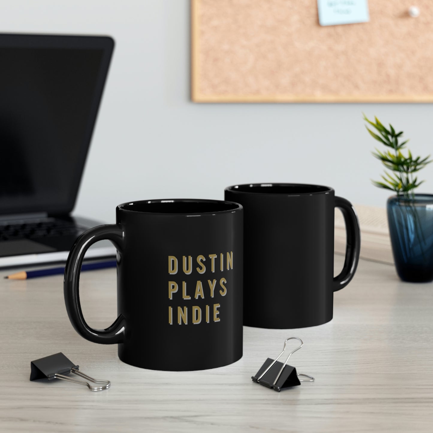 Dustin Plays Indie mug